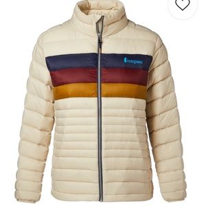 Hard to find Cotopaxi Women’s Fuego Down Jacket Cayenne Stripe !!!